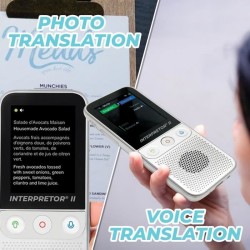 Interpretor 2 - Traducteur vocal instantané d'Intelligence Artificiel