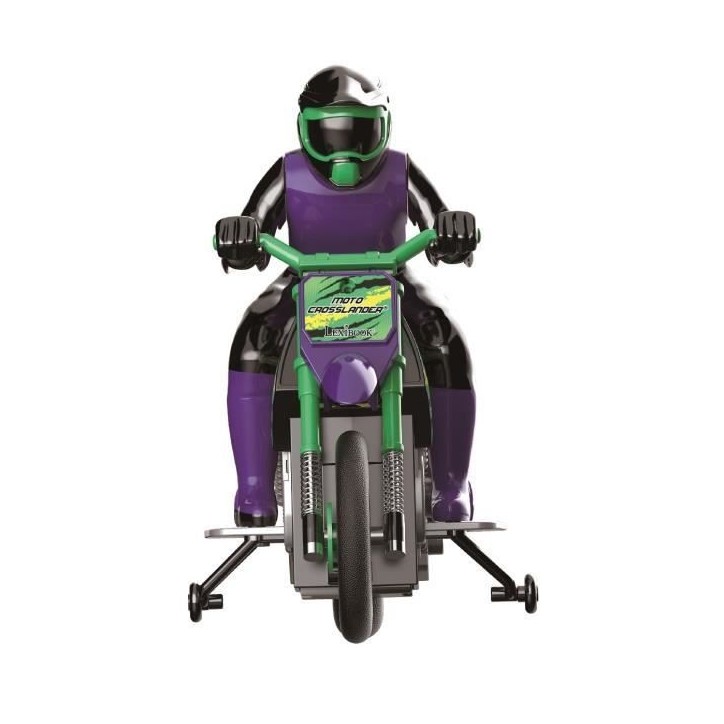 Moto Crosslander LEXIBOOK - Radiocommande 2.4 Ghz - Cascade extreme avec effets lumineux Moto Crosslander LEXIBOOK - Radiocommande 2.4 Ghz - Cascade extreme avec effets lumineux