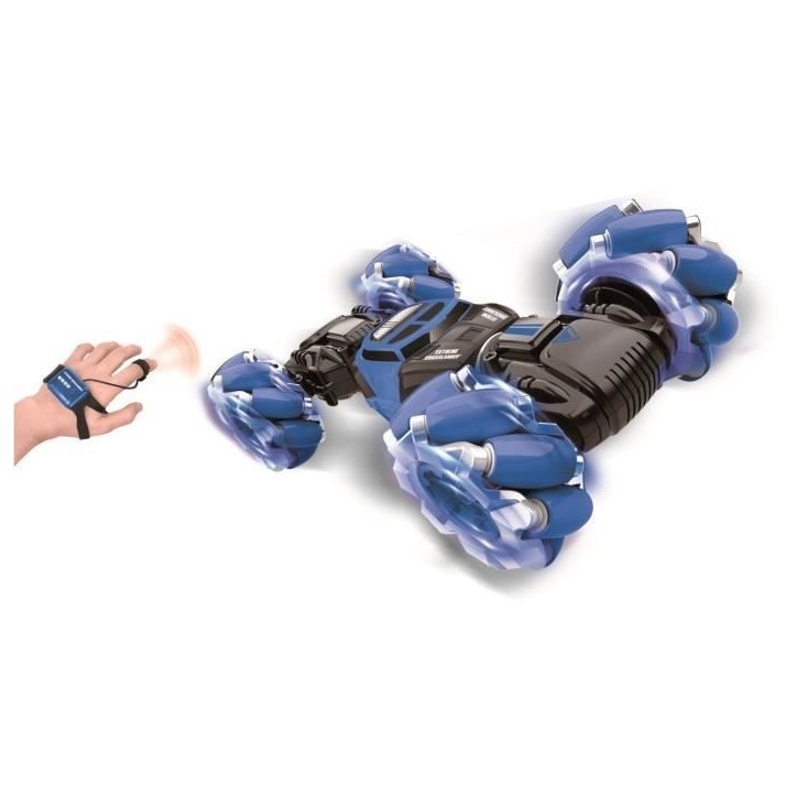 Voiture télécommandée tout-terrain LEXIBOOK - EXTReME CROSSLANDER avec contrôle gestuel et effets lumineux Voiture télécommandée tout-terrain LEXIBOOK - EXTReME CROSSLANDER avec contrôle gestuel et effets lumineux