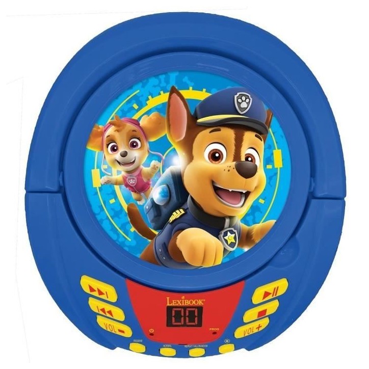 Lecteur CD Bluetooth La Pat' Patrouille avec Effets Lumineux