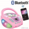 Lecteur CD Portable Bluetooth Licorne - LEXIBOOK - Effets Lumineux - U