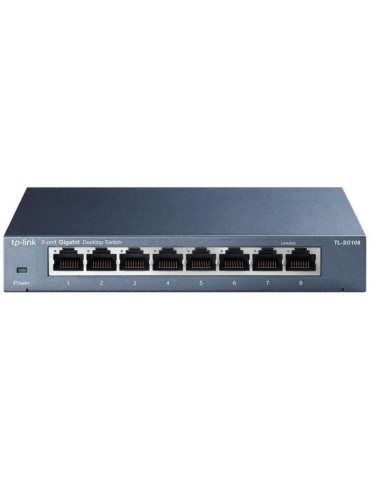 TP-Link Switch de bureau 8 ports Gigabit 10/100/1000 Mbps TL-SG108 idéal pour étendre le réseau câblé pour les bureaux a do
