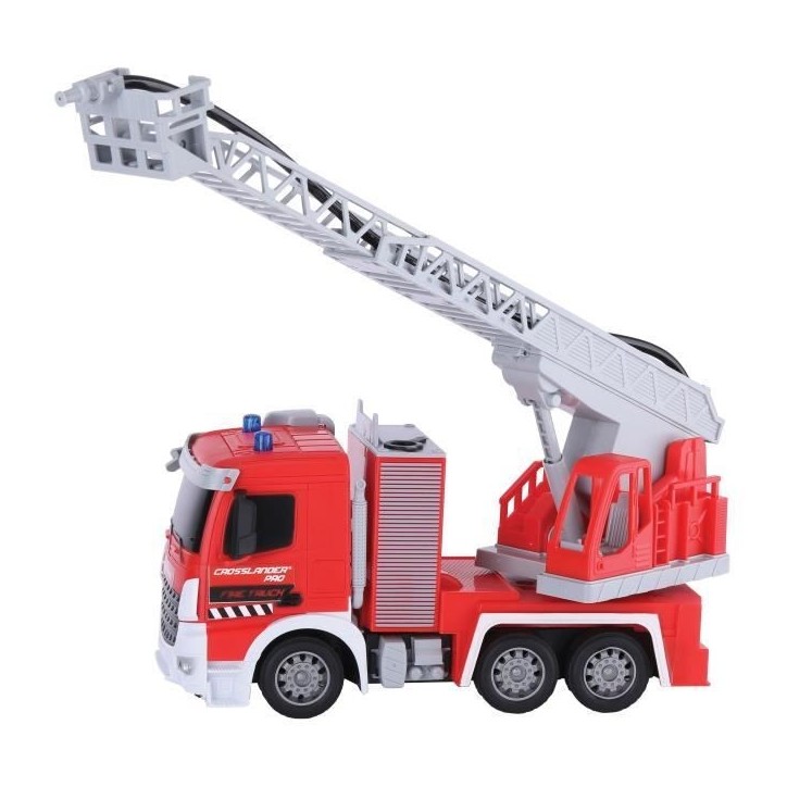 Camion de pompiers télécommandé LEXIBOOK CROSSLANDER PRO avec effets sonores et lumineux Camion de pompiers télécommandé LEXIBOOK CROSSLANDER PRO avec effets sonores et lumineux