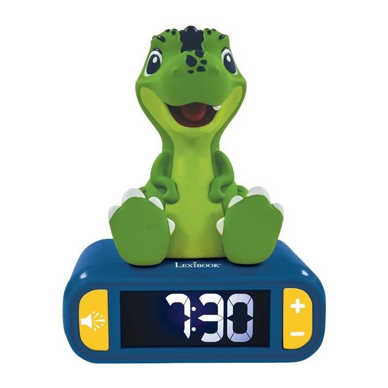 Lexibook - Réveil digital Dinosaure - Avec veilleuse lumineuse et eff Lexibook - Réveil digital Dinosaure - Avec veilleuse lumineuse et eff