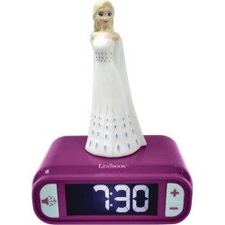 Réveil veilleuse digital LEXIBOOK - La Reine Des Neiges 2 - 3D lumine