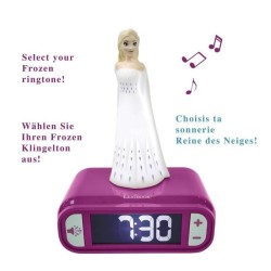 Réveil veilleuse digital LEXIBOOK - La Reine Des Neiges 2 - 3D lumine