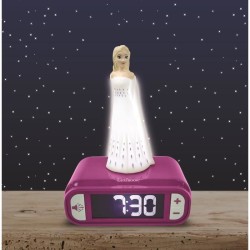 Réveil veilleuse digital LEXIBOOK - La Reine Des Neiges 2 - 3D lumine