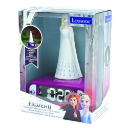 Réveil veilleuse digital LEXIBOOK - La Reine Des Neiges 2 - 3D lumine
