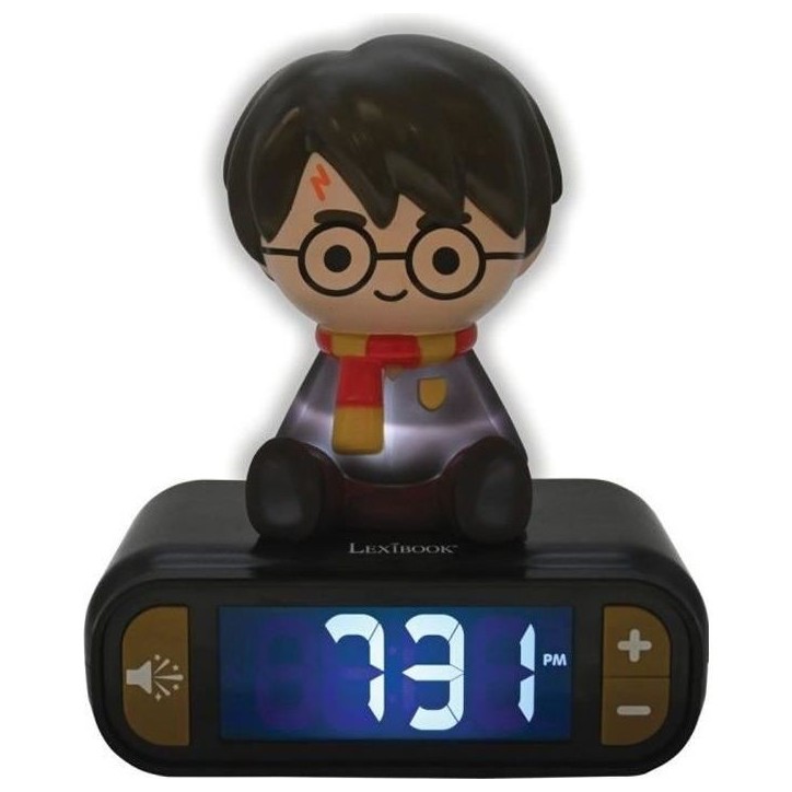 Réveil veilleuse digital LEXIBOOK - Harry Potter - 3D lumineux et sonore - Noir - Enfant Réveil veilleuse digital LEXIBOOK - Harry Potter - 3D lumineux et sonore - Noir - Enfant