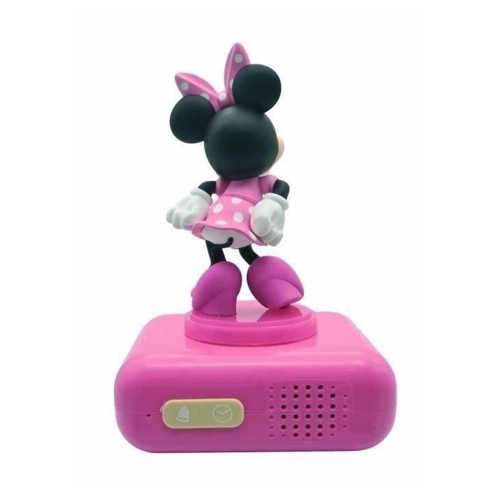 Réveil digital Minnie 3D avec veilleuse lumineuse et effets sonores - LEXIBOOK - Pile - Rose et noir Réveil digital Minnie 3D avec veilleuse lumineuse et effets sonores - LEXIBOOK - Pile - Rose et noir