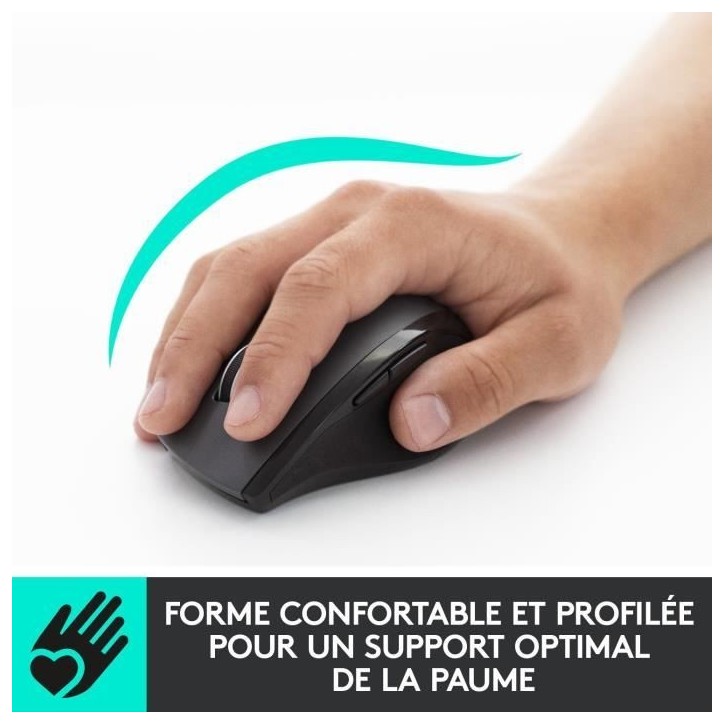 Souris - Sans fil - Logitech - M705 Marathon - Gris