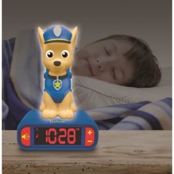 Réveil veilleuse digital LEXIBOOK - Pat' Patrouille - Chase 3D lumine