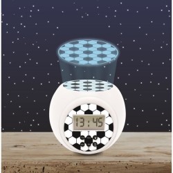Réveil projecteur édition Football LEXIBOOK - Design 100% foot avec