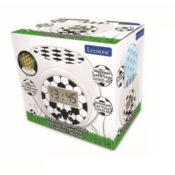 Réveil projecteur édition Football LEXIBOOK - Design 100% foot avec