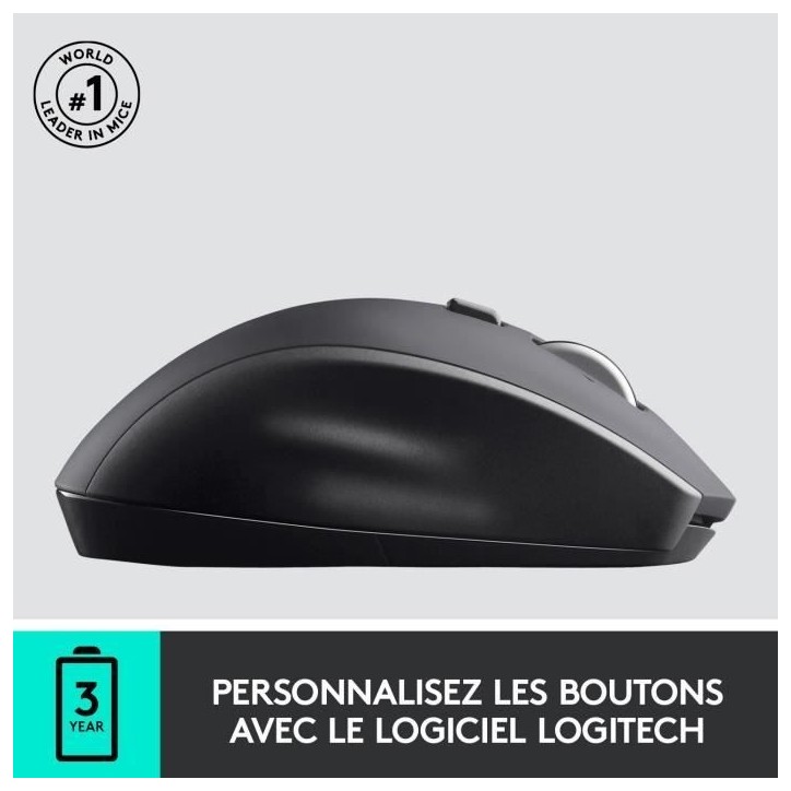 Souris - Sans fil - Logitech - M705 Marathon - Gris