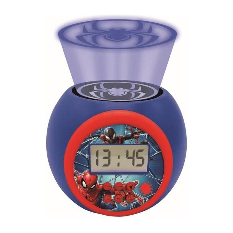 SPIDER-MAN Réveil projecteur fonction minuteur LEXIBOOK SPIDER-MAN Réveil projecteur fonction minuteur LEXIBOOK