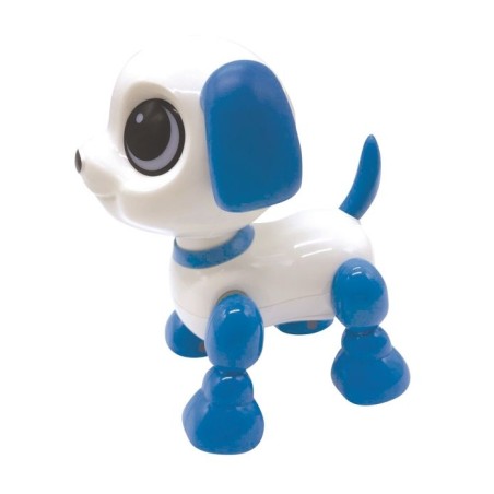 Lexibook - Power Puppy Mini - Chien robot avec effets lumineux et sonores, contrôle par claquement de main