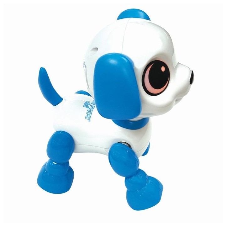Lexibook - Power Puppy Mini - Chien robot avec effets lumineux et sonores, contrôle par claquement de main Lexibook - Power Puppy Mini - Chien robot avec effets lumineux et sonores, contrôle par claquement de main