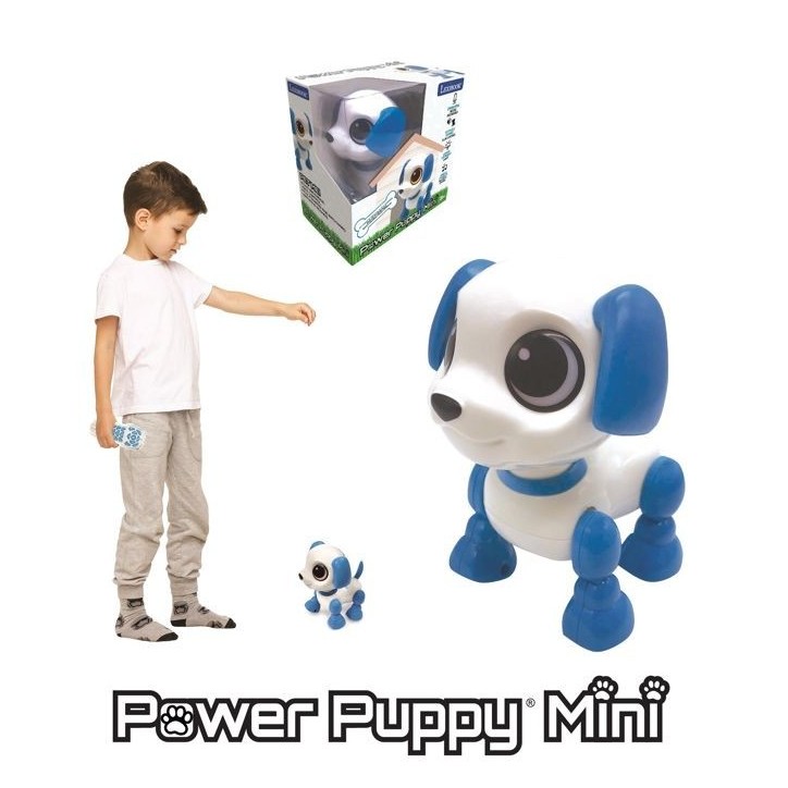 Lexibook - Power Puppy Mini - Chien robot avec effets lumineux et sonores, contrôle par claquement de main Lexibook - Power Puppy Mini - Chien robot avec effets lumineux et sonores, contrôle par claquement de main