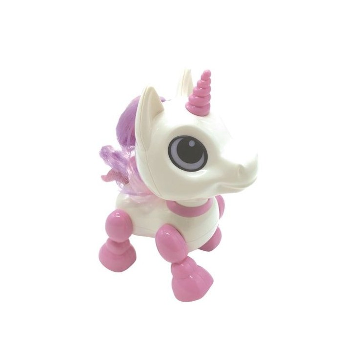 Robot Licorne Power Unicorn Mini - Effets Lumineux et Sonores - Contrôle par Claquement de Main - Répétition Robot Licorne Power Unicorn Mini - Effets Lumineux et Sonores - Contrôle par Claquement de Main - Répétition