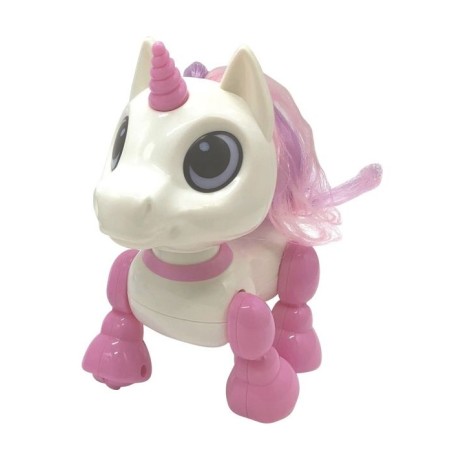 Robot Licorne Power Unicorn Mini - Effets Lumineux et Sonores - Contrôle par Claquement de Main - Répétition