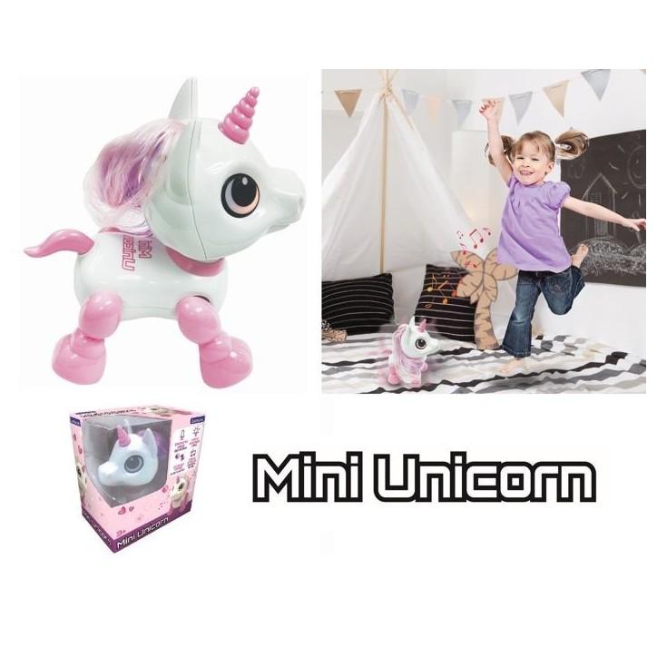 Robot Licorne Power Unicorn Mini - Effets Lumineux et Sonores - Contrôle par Claquement de Main - Répétition Robot Licorne Power Unicorn Mini - Effets Lumineux et Sonores - Contrôle par Claquement de Main - Répétition