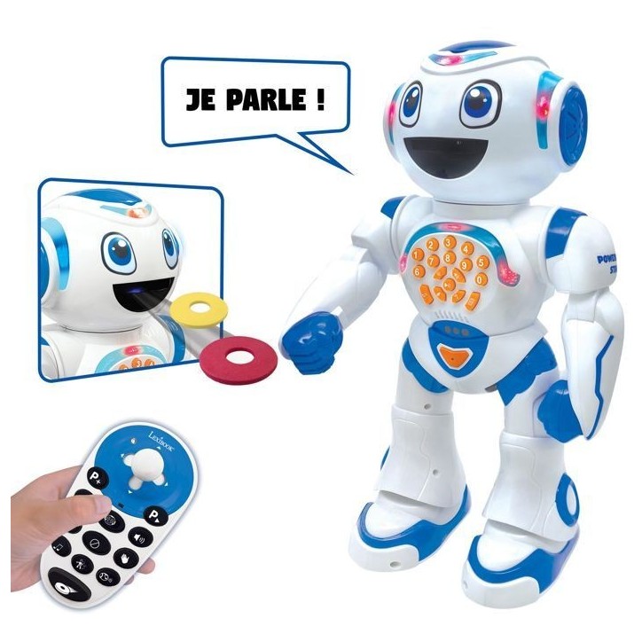 POWERMAN STAR Robot Interactif pour Jouer et Apprendre avec contrôle gestuel et télécommande (Français) POWERMAN STAR Robot Interactif pour Jouer et Apprendre avec contrôle gestuel et télécommande (Français)