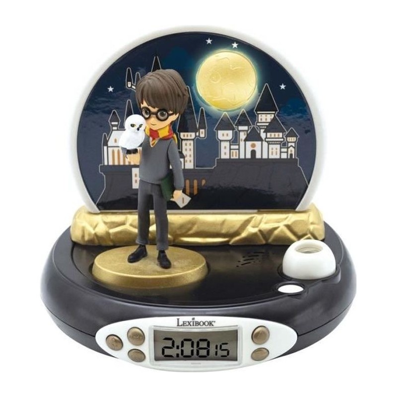 Réveil Projecteur Harry Potter 3D - Sons magiques - LEXIBOOK Réveil Projecteur Harry Potter 3D - Sons magiques - LEXIBOOK