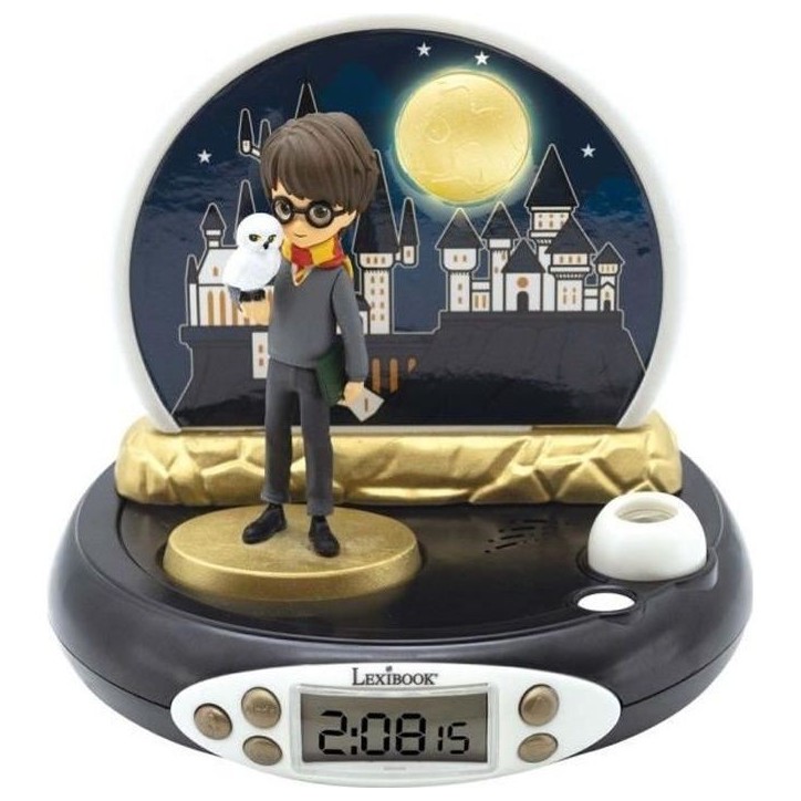 Réveil Projecteur Harry Potter 3D - Sons magiques - LEXIBOOK Réveil Projecteur Harry Potter 3D - Sons magiques - LEXIBOOK