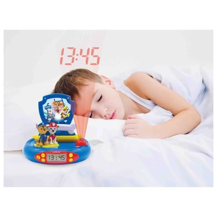 PAT' PATROUILLE - Réveil Projecteur avec Sons pour chambre enfant - LEXIBOOK PAT' PATROUILLE - Réveil Projecteur avec Sons pour chambre enfant - LEXIBOOK