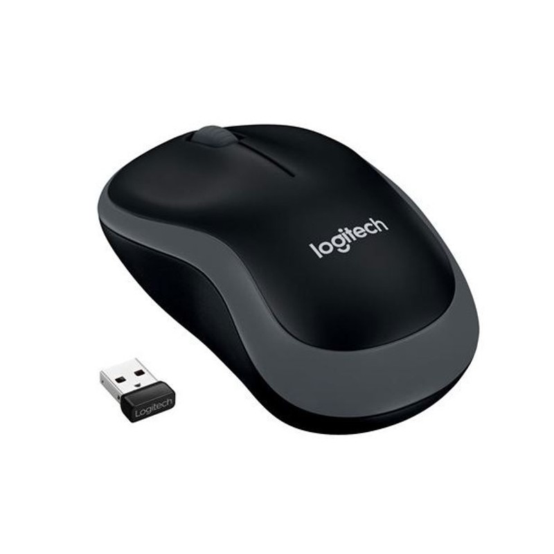 Souris - Sans fil - Logitech - M185 - Gris - Ambidextre Souris - Sans fil - Logitech - M185 - Gris - Ambidextre