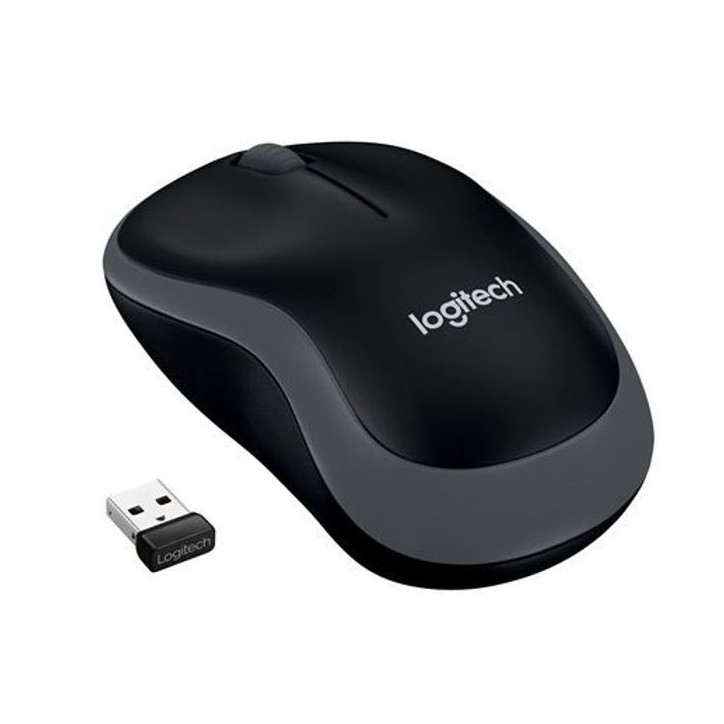 Souris - Sans fil - Logitech - M185 - Gris - Ambidextre