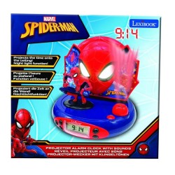 LEXIBOOK - Spiderman - Réveil projecteur avec effets sonores et veill