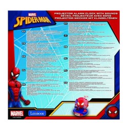 LEXIBOOK - Spiderman - Réveil projecteur avec effets sonores et veill