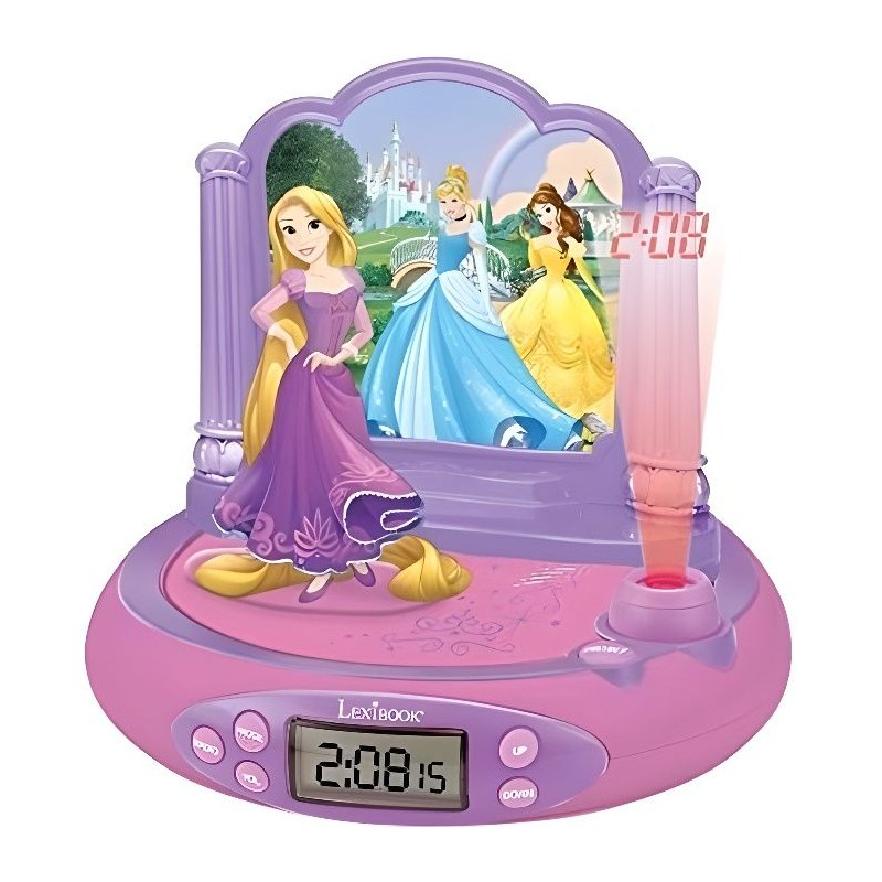Radio Réveil Projecteur Disney Princesses Raiponce - LEXIBOOK Radio Réveil Projecteur Disney Princesses Raiponce - LEXIBOOK