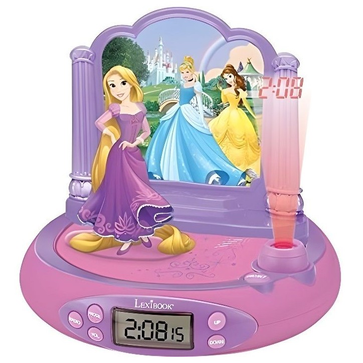 Radio Réveil Projecteur Disney Princesses Raiponce - LEXIBOOK Radio Réveil Projecteur Disney Princesses Raiponce - LEXIBOOK