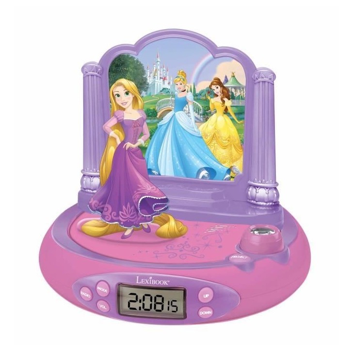 Radio Réveil Projecteur Disney Princesses Raiponce - LEXIBOOK Radio Réveil Projecteur Disney Princesses Raiponce - LEXIBOOK