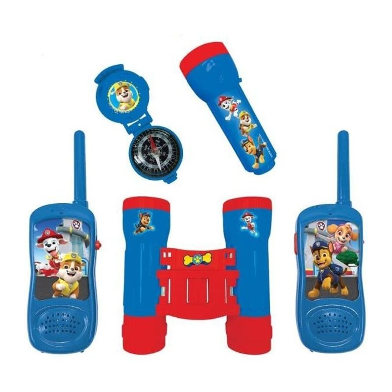 Kit d'aventurier Pat' Patrouille - Talkie-Walkies, jumelles, lampe tor Kit d'aventurier Pat' Patrouille - Talkie-Walkies, jumelles, lampe tor