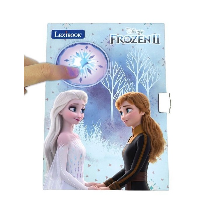 Journal Intime Electronique Reine des Neiges avec effets lumineux et accessoires (stickers, crayon, feutres) Journal Intime Electronique Reine des Neiges avec effets lumineux et accessoires (stickers, crayon, feutres)