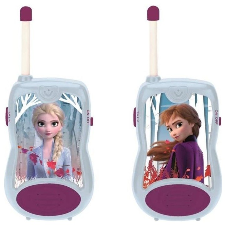 Talkies-Walkies La Reine des Neiges - LEXIBOOK - Portée 100m - Extérieur - Enfant Talkies-Walkies La Reine des Neiges - LEXIBOOK - Portée 100m - Extérieur - Enfant