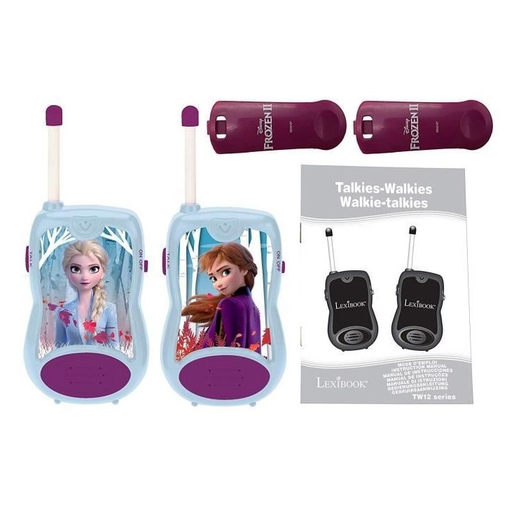Talkies-Walkies La Reine des Neiges - LEXIBOOK - Portée 100m - Extérieur - Enfant Talkies-Walkies La Reine des Neiges - LEXIBOOK - Portée 100m - Extérieur - Enfant