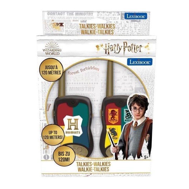 Talkies-Walkies Harry Potter - Portée 120m - Marque LEXIBOOK Talkies-Walkies Harry Potter - Portée 120m - Marque LEXIBOOK