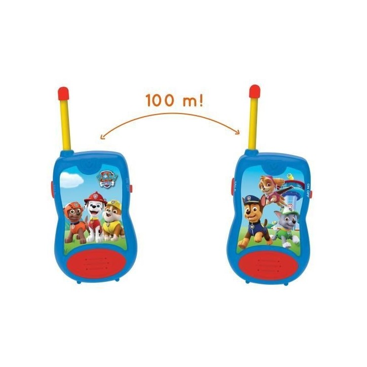 Talkies-Walkies Pat' Patrouille portée 100m - LEXIBOOK Talkies-Walkies Pat' Patrouille portée 100m - LEXIBOOK