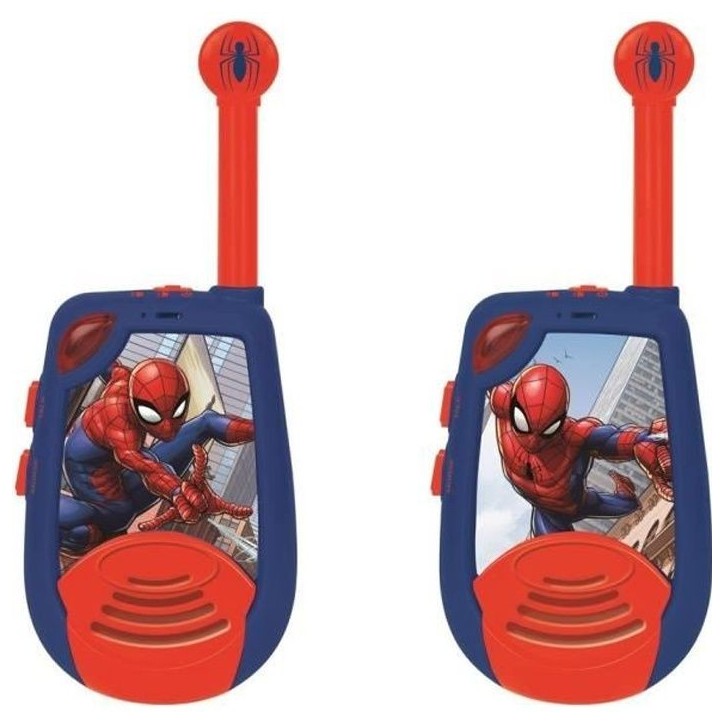 Talkies-Walkies SPIDER-MAN - Portée 2 km - Contrôle du volume - Fonction morse lumineux Talkies-Walkies SPIDER-MAN - Portée 2 km - Contrôle du volume - Fonction morse lumineux