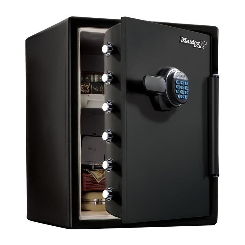 Coffre-fort - MASTER LOCK - Ignifuge et Etanche - XXL 56,6L - Combinai Coffre-fort - MASTER LOCK - Ignifuge et Etanche - XXL 56,6L - Combinai