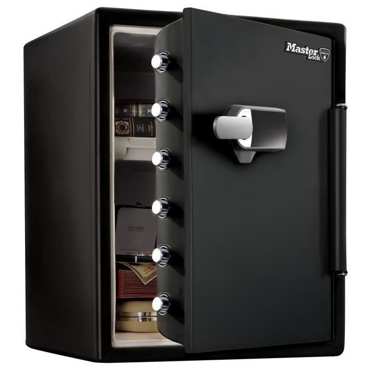 MASTER LOCK Coffre-fort ignifugé et résistant a l'eau (code tactile + alarme) 56,5 L MASTER LOCK Coffre-fort ignifugé et résistant a l'eau (code tactile + alarme) 56,5 L