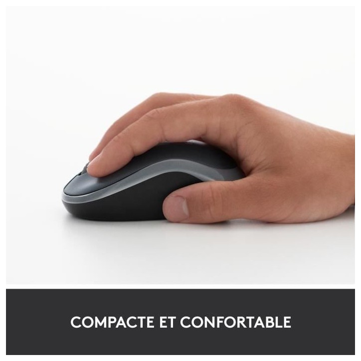 Souris - Sans fil - Logitech - M185 - Bleu - Ambidextre