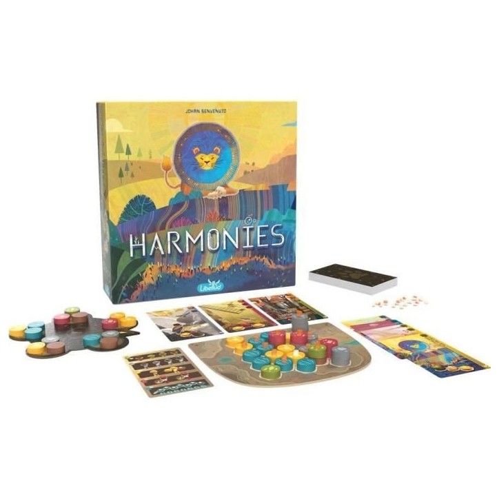 Jeu de société - LIBELLUD - Harmonies - 8 ans - Intérieur - Mixte - Jeu de plateau Jeu de société - LIBELLUD - Harmonies - 8 ans - Intérieur - Mixte - Jeu de plateau