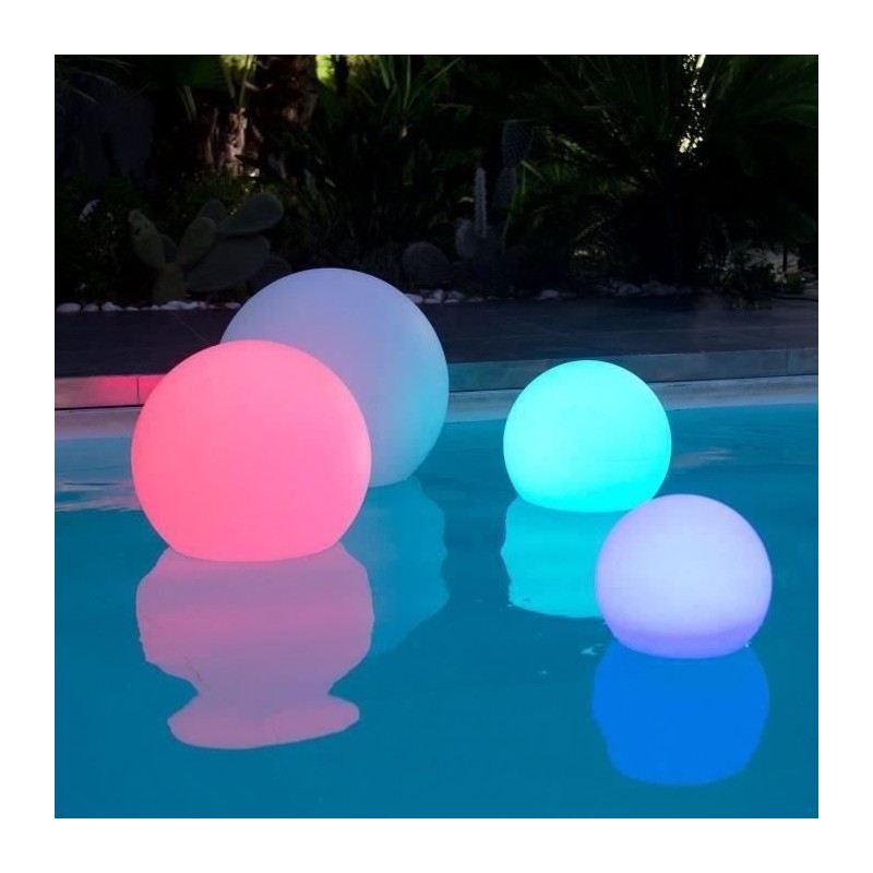LUMISKY Sphere Led sans fil télécommandable 30 cm - Multicolore LUMISKY Sphere Led sans fil télécommandable 30 cm - Multicolore