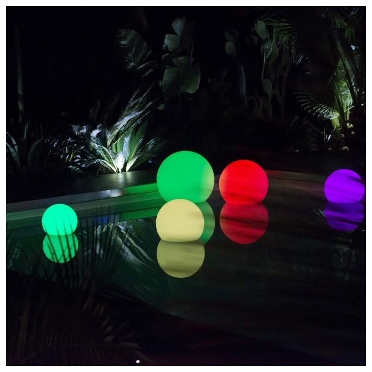 LUMISKY Sphere Led sans fil télécommandable 30 cm - Multicolore LUMISKY Sphere Led sans fil télécommandable 30 cm - Multicolore